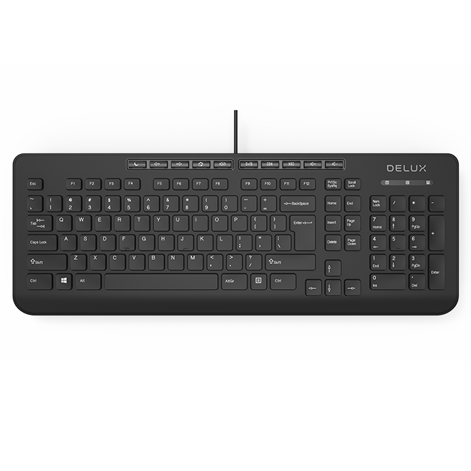 DELUX | GAMING DEVICE | ERGONOMIC MOUSE AND KEYBOARD | OFFICE DEVICE