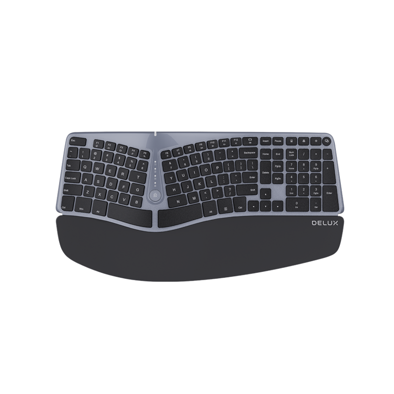 DELUX多彩GM901人体工学键盘