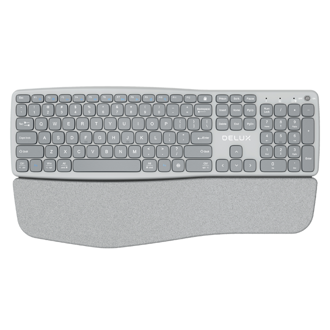 DELUX GM908人体工学键盘