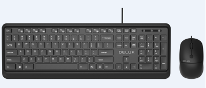 DELUX office keyboard and mouse combo